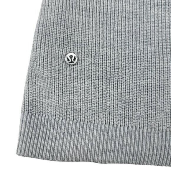 Lululemon Time To Thrive Wool Jacket Heathered Silver Drop Size 4 - Picture 8 of 8